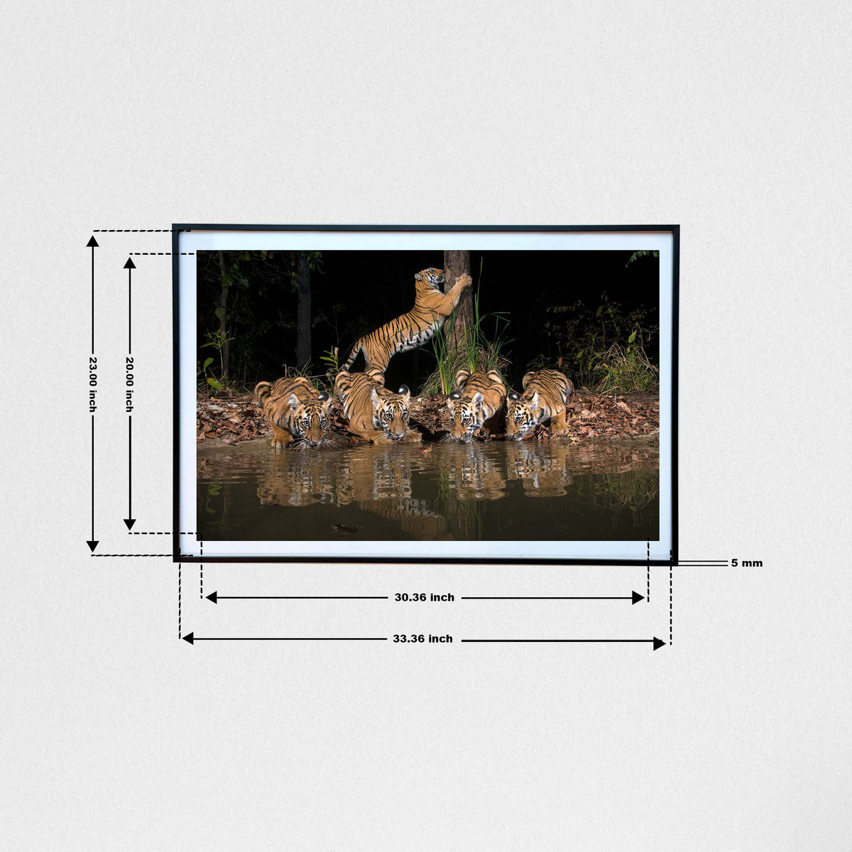 A family night-out -  Photograph Print with Frame