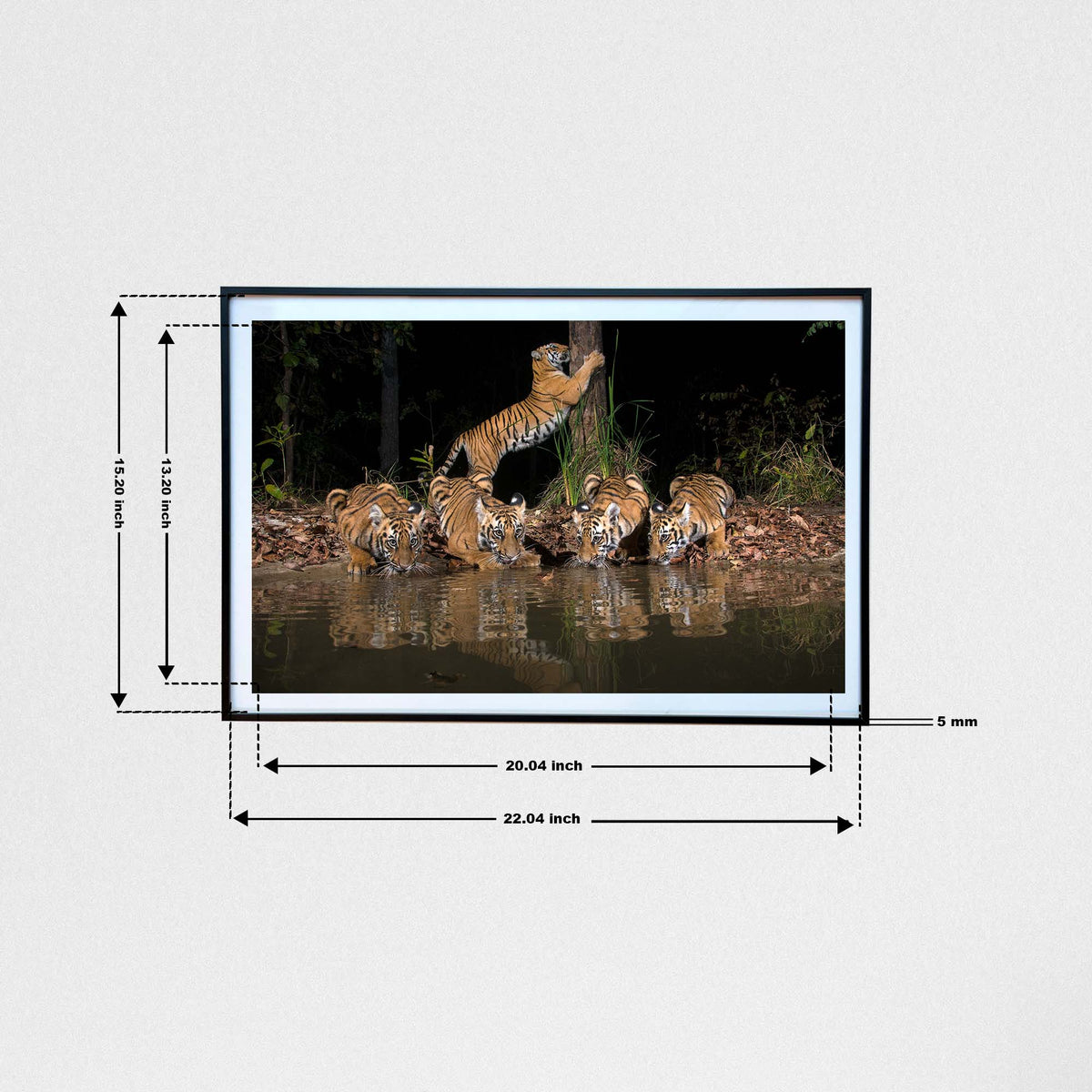 A family night-out -  Photograph Print with Frame