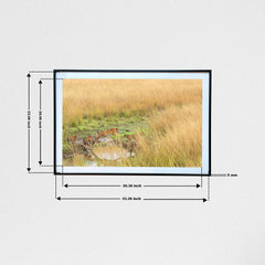 A certification course in navigating uneven terrain -  Photograph Print with Frame