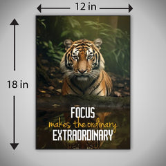 Focus Makes - A wildlife inspired high quality printed wall decorative poster