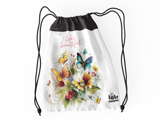 Beautiful Butterflies - Beautiful Modern Premium small Multipurpose Drawstring Bag for Kids
