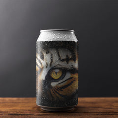 Eye of the Tiger - Sustainable and Stylish Reusable Stainless Steel Can