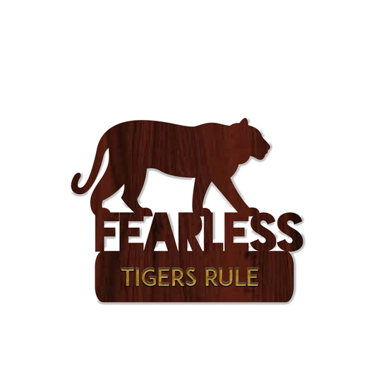 Fearless - Nature's Touch Premium crafted wooden Fridge Magnet