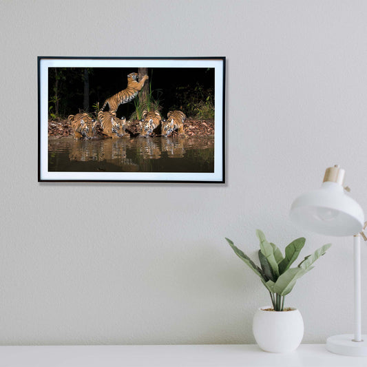 A family night-out -  Photograph Print with Frame