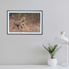 Tiny paws, big dreams and boundless energy -  Photograph Print with Frame