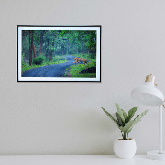 When the jungle's your domain, every road is yours -  Photograph Print with Frame