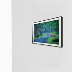 When the jungle's your domain, every road is yours -  Photograph Print with Frame