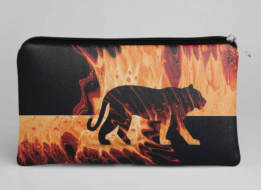 Tiger Fire - Organize in Style Large sized Multipurpose Pouches