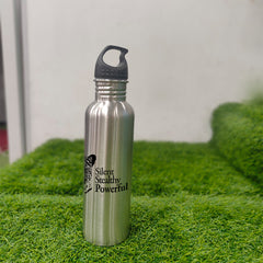 Stealthy Leopard - Refined Refreshment with Premium Metallic 750 ml Wide Mouth Water Bottle