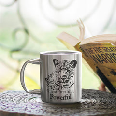 Silent Leopard - Prestigeous and premium Double walled Stainless Steel Coffee Mug