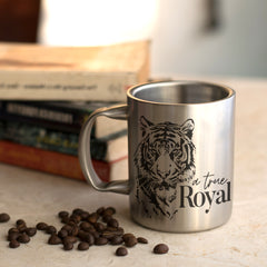 A True Royal Tiger - Prestigeous and premium Double walled Stainless Steel Coffee Mug