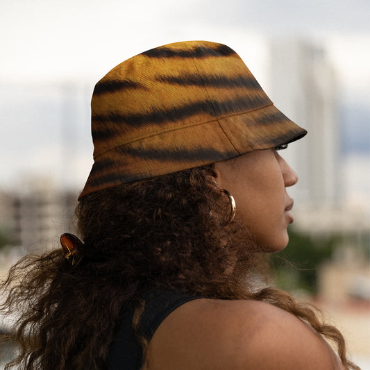 Tiger Skins -  Beautiful Modern Design Printed Safari Bucket Hat