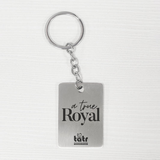 Tiger True Royal - Royal Accessory Good Quality Stainless Steel Keychain (Rectangle)