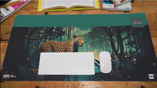 Leopard - Stylish and practical desk mat for your workspce