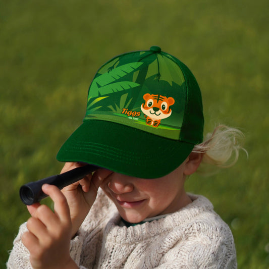 Tiggs the Tiger - cool kiddo crown kids cap for little personalities