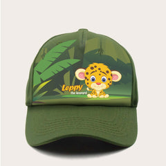 Leppy the Leopard - cool kiddo crown kids cap for little personalities