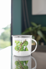 3 Birds Photoseries - Stylish Travel Friendly White Metal Mug