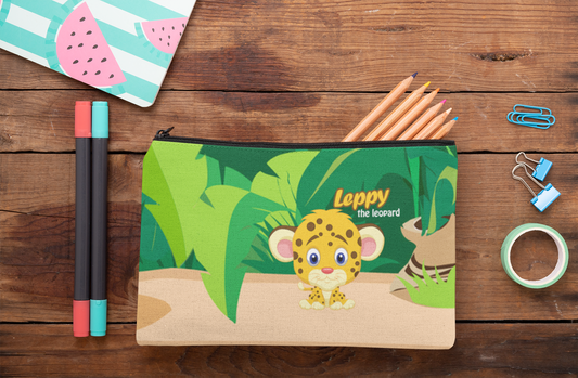 Leppy the Leopard - Playful Stationary Children's Pen Pouch