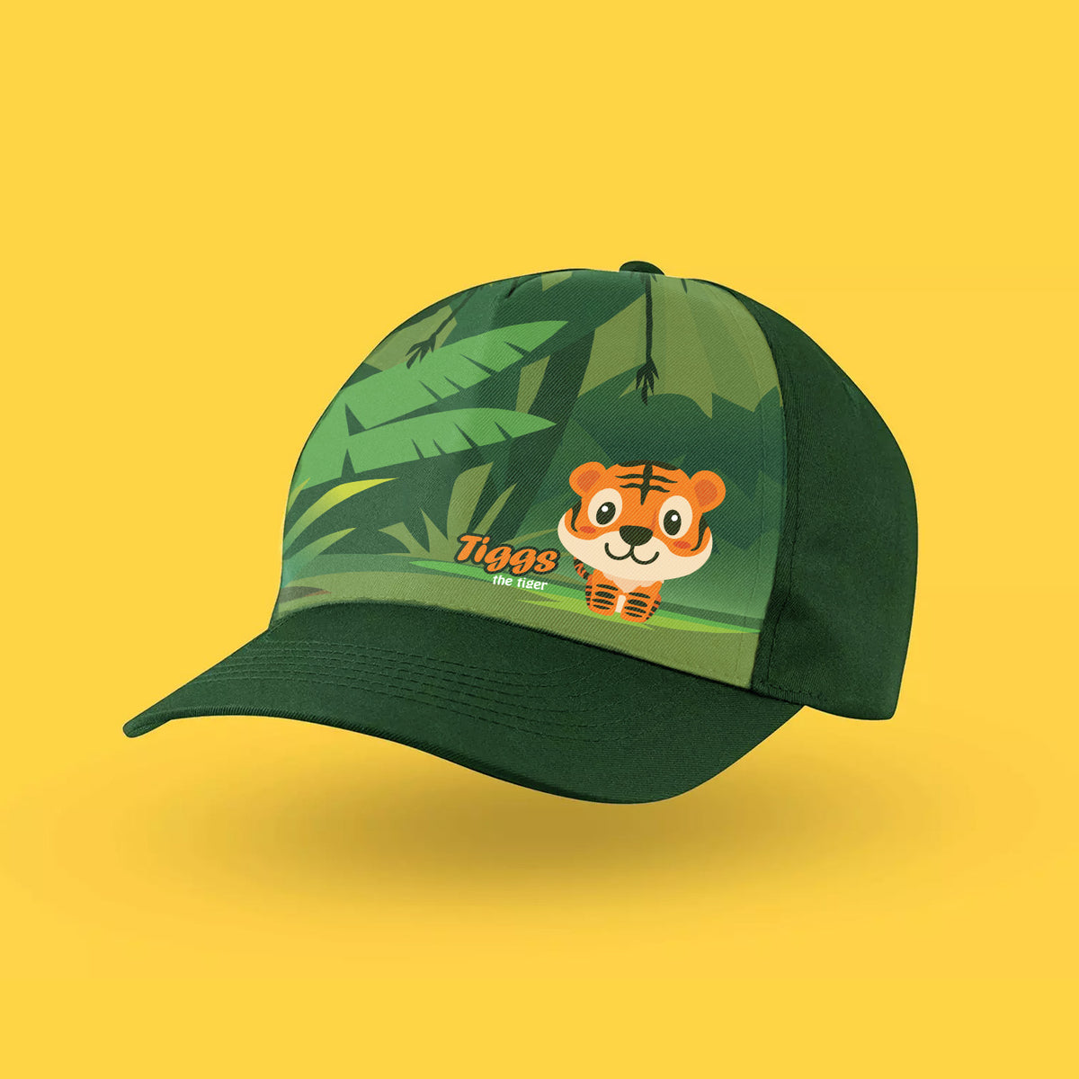 Tiggs the Tiger - cool kiddo crown kids cap for little personalities