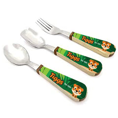 Tiggs the Tiger - Cutlery Set (Spoon + Ice Cream Spoon + Fork)