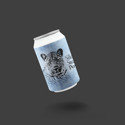 Stealthy Leopard - Sustainable and Stylish Reusable Stainless Steel Can