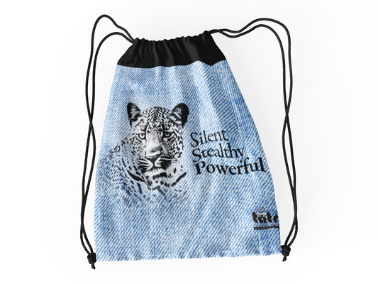 Leopard - Beautiful Modern Design Premium Fabric Multipurpose Drawstring Bag
