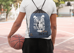 A True Royal - Beautiful Modern Design Premium Fabric Multipurpose Drawstring Bag